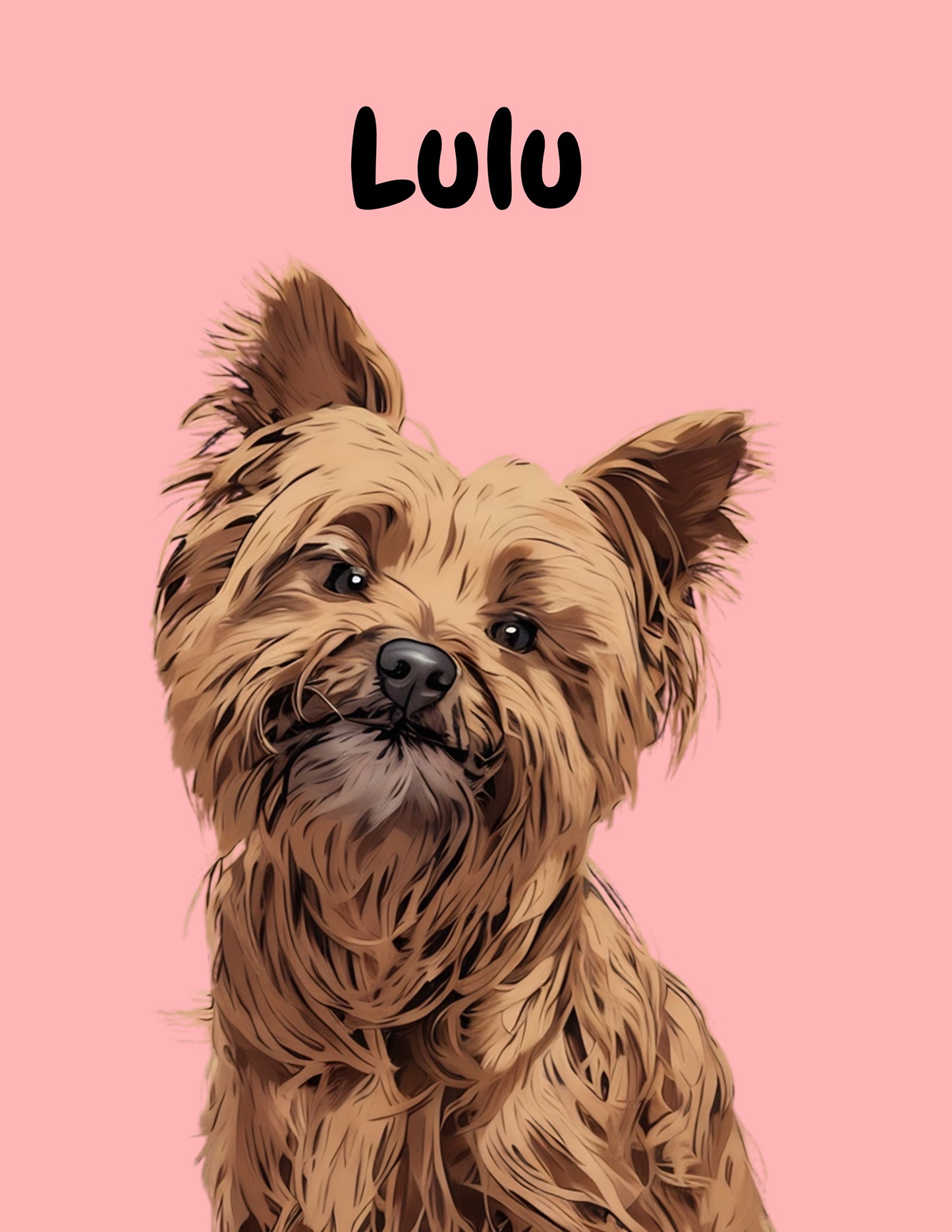 Digital Pet Portrait