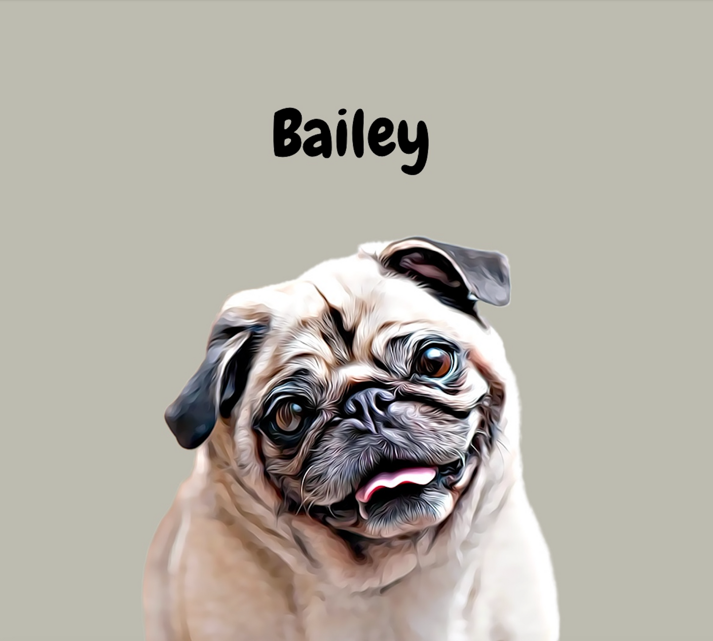 Digital Pet Portrait