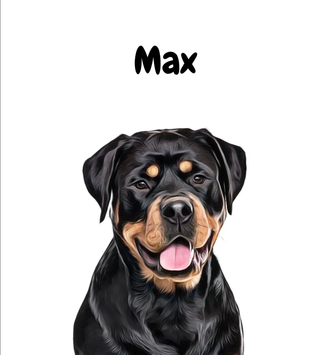 Digital Pet Portrait