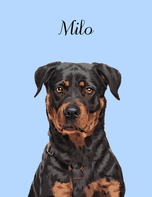 Digital Pet Portrait