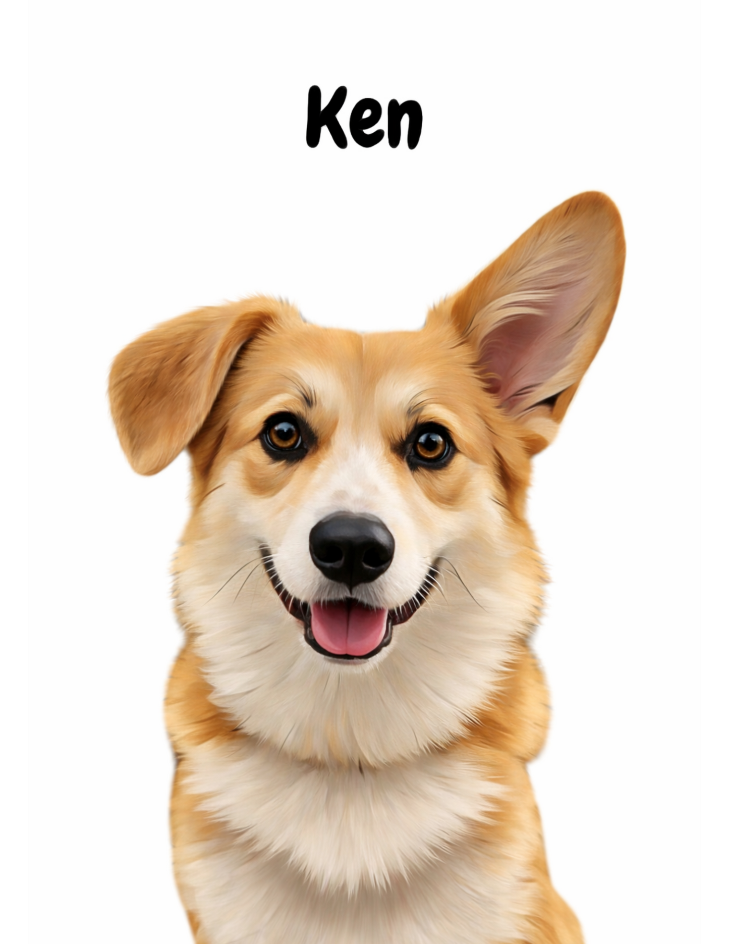 Digital Pet Portrait